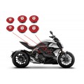 CNC Racing Frame Plug Kit for Ducati Diavel 1260 CNC Racing Frame Plug Kit for Ducati Diavel 1260